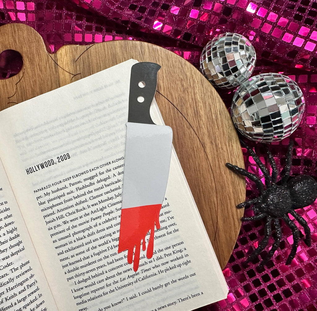 Killer Knife Bookmark| Knife Bookmark| Halloween Bookmark| I Read So I Dont Murder| Blood Drip Bookmark| True Crime Gift| Slasher Bookmark