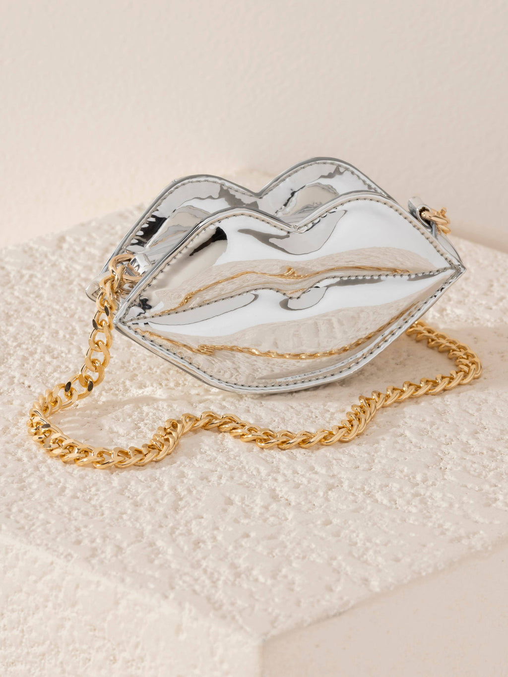 KISS MINI BAG, SILVER