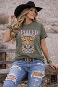 Comfort Colors Spoiled Trendy Leopard Graphic Tee 🤎 