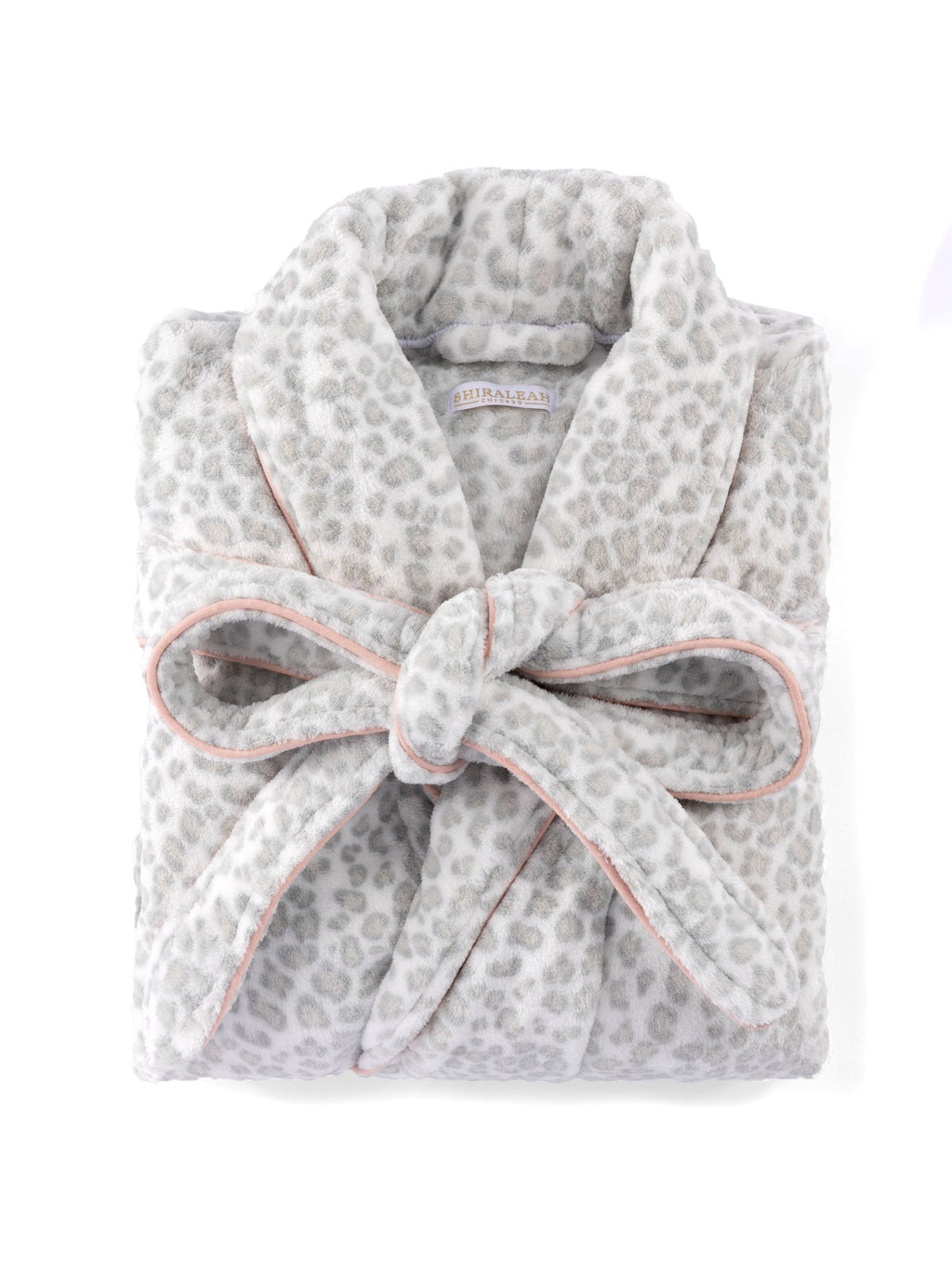 LELO LEOPARD PRINT ROBE, GREY